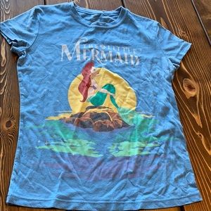 Disney little mermaid blue T-shirt